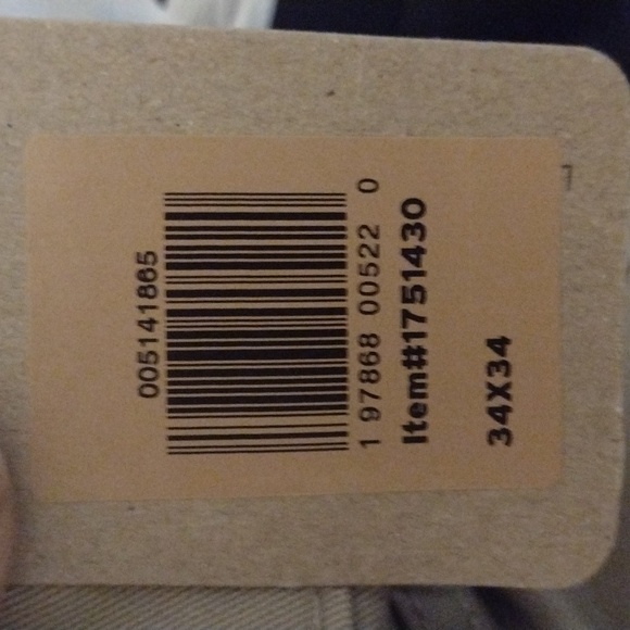 Levi's Beige 514 Straight 34x34 jeans. NWT. - Picture 6 of 13